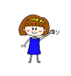 幸せを呼ぶハッピーガール（個別スタンプ：40）