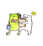 かえるとしろくまの日常3（個別スタンプ：14）