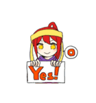 ガールズヒーロー（個別スタンプ：3）