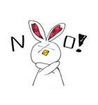 どことなく鳥を感じるうさぎ（個別スタンプ：8）