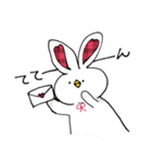 どことなく鳥を感じるうさぎ（個別スタンプ：15）