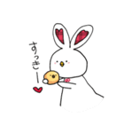 どことなく鳥を感じるうさぎ（個別スタンプ：16）