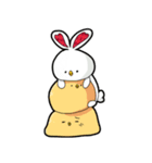 どことなく鳥を感じるうさぎ（個別スタンプ：25）