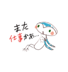 フクロウ フィフィ（日本語）（個別スタンプ：3）