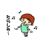 可愛いショートヘアガール（個別スタンプ：33）