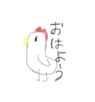 らくがきクレヨン（個別スタンプ：1）