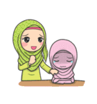 Flower Hijab 3（個別スタンプ：9）