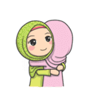 Flower Hijab 3（個別スタンプ：10）