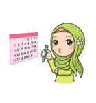Flower Hijab 3（個別スタンプ：12）