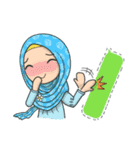 Flower Hijab 3（個別スタンプ：18）