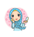 Flower Hijab 3（個別スタンプ：19）
