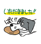 パタパタ垂れ耳犬（個別スタンプ：15）