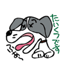 パタパタ垂れ耳犬（個別スタンプ：17）