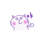 しろねこ モン太（個別スタンプ：2）