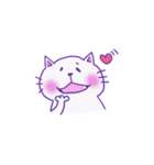 しろねこ モン太（個別スタンプ：4）