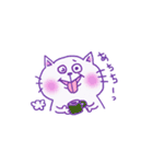 しろねこ モン太（個別スタンプ：10）