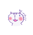 しろねこ モン太（個別スタンプ：18）