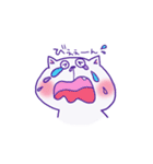 しろねこ モン太（個別スタンプ：25）