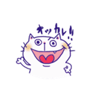 しろねこ モン太（個別スタンプ：40）