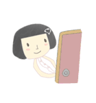 Rice ball sister and her friend(English)（個別スタンプ：5）