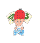 イチゴキャップぼうや男気バージョン（個別スタンプ：24）