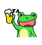 Frog's life style（個別スタンプ：24）