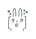 かっこうさぎ（個別スタンプ：5）