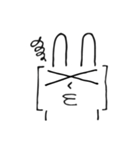 かっこうさぎ（個別スタンプ：21）