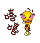 Weeb (A Lady Bee)（個別スタンプ：34）