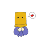 紙袋さんと愉快な仲間たち（個別スタンプ：1）