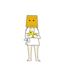 紙袋さんと愉快な仲間たち（個別スタンプ：8）