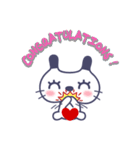 ヒップ、顔の猫 (Hip Cat)（個別スタンプ：16）