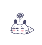 ヒップ、顔の猫 (Hip Cat)（個別スタンプ：21）
