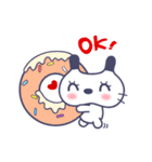 ヒップ、顔の猫 (Hip Cat)（個別スタンプ：23）