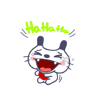 ヒップ、顔の猫 (Hip Cat)（個別スタンプ：38）