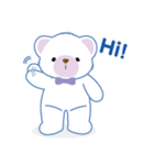 癒し系白クマまーくん（個別スタンプ：1）