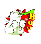 Happy the bear＆ PoutyFox, CheekyTogether（個別スタンプ：6）