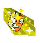 Happy the bear＆ PoutyFox, CheekyTogether（個別スタンプ：13）