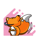 Happy the bear＆ PoutyFox, CheekyTogether（個別スタンプ：15）