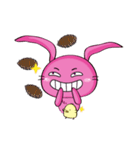 Taro Bunny と Pudding Chick（個別スタンプ：5）
