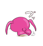 Taro Bunny と Pudding Chick（個別スタンプ：24）