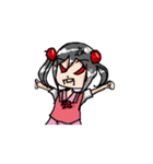Dorabmon's Cute Girl（個別スタンプ：6）