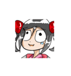 Dorabmon's Cute Girl（個別スタンプ：19）