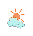 the little cloudy（個別スタンプ：19）