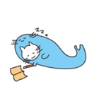 ねこあざらしの生活（個別スタンプ：14）