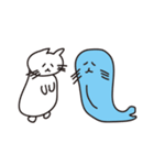 ねこあざらしの生活（個別スタンプ：34）
