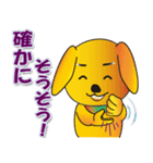 ゴールデンの子犬  Vol.3（個別スタンプ：24）