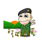 a young soldier（個別スタンプ：37）