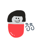 Mr ＆ Ms Pill（個別スタンプ：6）