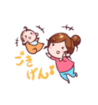子育てママさんスタンプ（個別スタンプ：7）